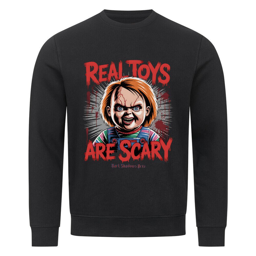 Real Toys Are Scary - Premium Organic Sweatshirt | Sweatshirt | Dark Shadows Arts