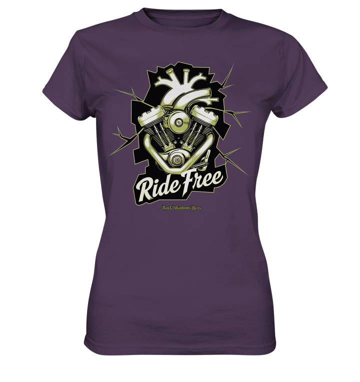Ride Free – Motorrad & Freiheit - Ladies Premium Shirt | Lady - Shirts | Dark Shadows Arts