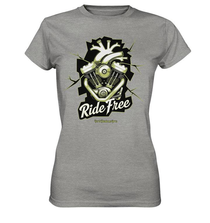 Ride Free – Motorrad & Freiheit - Ladies Premium Shirt | Lady - Shirts | Dark Shadows Arts