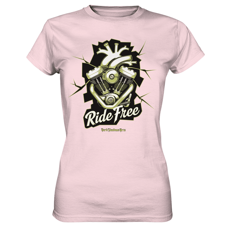 Ride Free – Motorrad & Freiheit - Ladies Premium Shirt | Lady - Shirts | Dark Shadows Arts