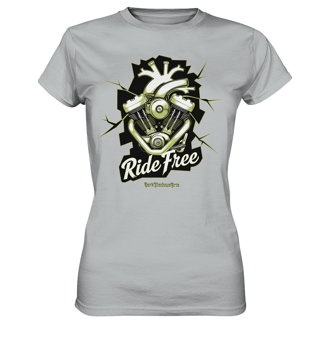 Ride Free – Motorrad & Freiheit - Ladies Premium Shirt | Lady - Shirts | Dark Shadows Arts