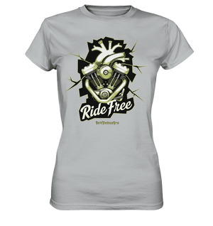 Ride Free – Motorrad & Freiheit - Ladies Premium Shirt | Lady - Shirts | Dark Shadows Arts