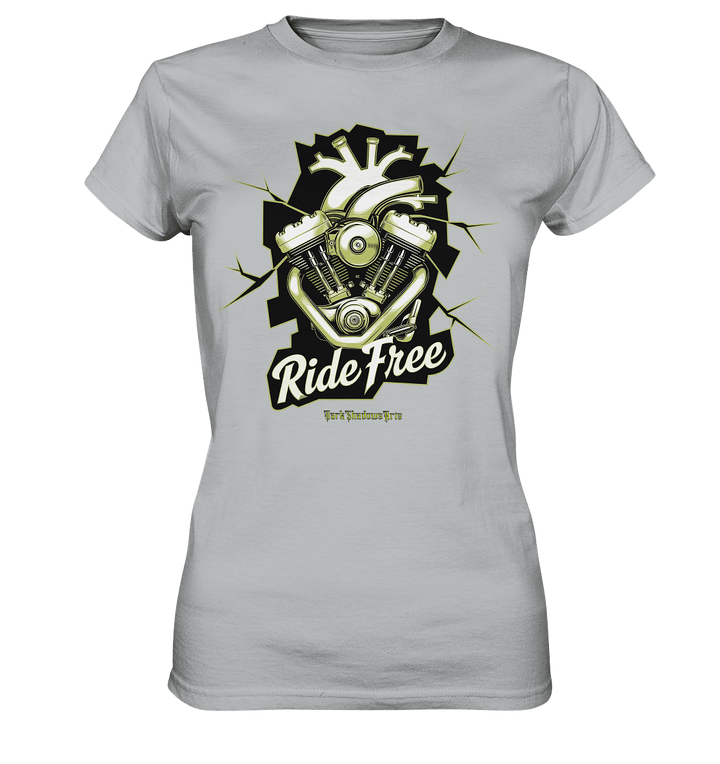Ride Free – Motorrad & Freiheit - Ladies Premium Shirt | Lady - Shirts | Dark Shadows Arts