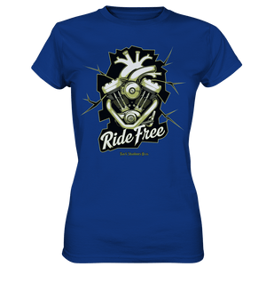 Ride Free – Motorrad & Freiheit - Ladies Premium Shirt | Lady - Shirts | Dark Shadows Arts