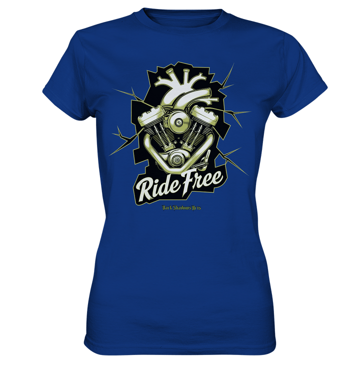 Ride Free – Motorrad & Freiheit - Ladies Premium Shirt | Lady - Shirts | Dark Shadows Arts
