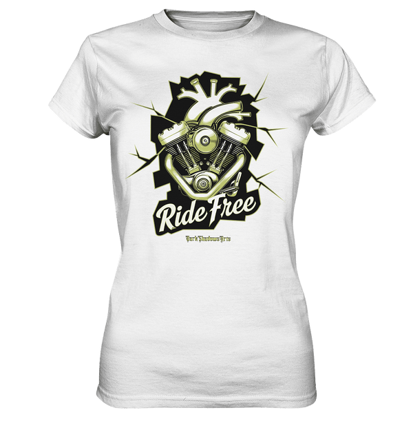Ride Free – Motorrad & Freiheit - Ladies Premium Shirt | Lady - Shirts | Dark Shadows Arts
