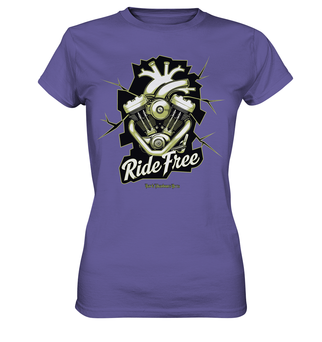 Ride Free – Motorrad & Freiheit - Ladies Premium Shirt | Lady - Shirts | Dark Shadows Arts