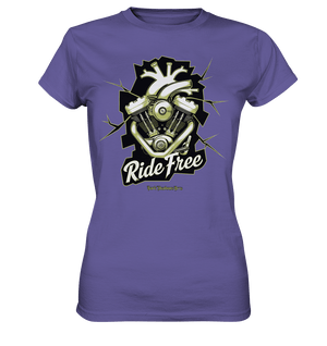 Ride Free – Motorrad & Freiheit - Ladies Premium Shirt | Lady - Shirts | Dark Shadows Arts