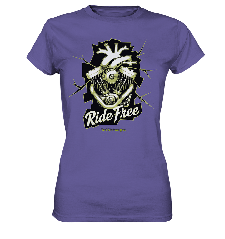 Ride Free – Motorrad & Freiheit - Ladies Premium Shirt | Lady - Shirts | Dark Shadows Arts