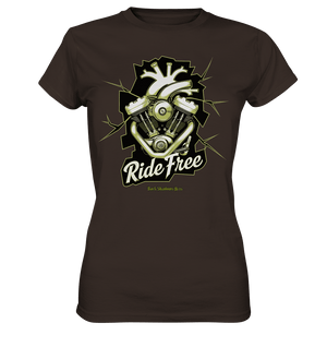 Ride Free – Motorrad & Freiheit - Ladies Premium Shirt | Lady - Shirts | Dark Shadows Arts