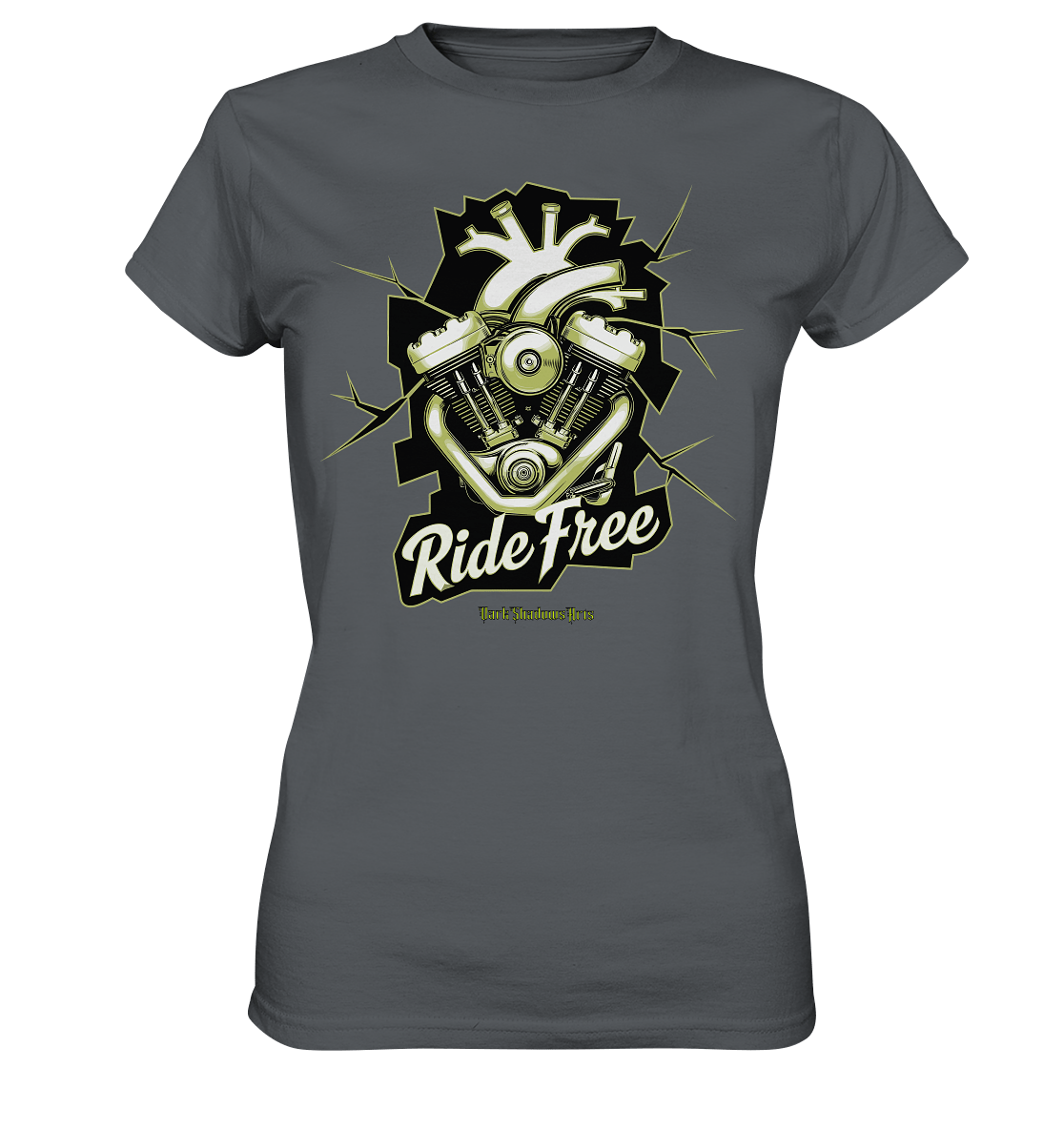 Ride Free – Motorrad & Freiheit - Ladies Premium Shirt | Lady - Shirts | Dark Shadows Arts