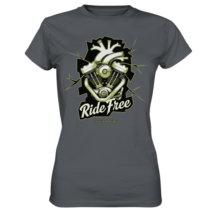 Ride Free – Motorrad & Freiheit - Ladies Premium Shirt | Lady - Shirts | Dark Shadows Arts
