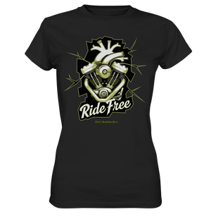 Ride Free – Motorrad & Freiheit - Ladies Premium Shirt | Lady - Shirts | Dark Shadows Arts