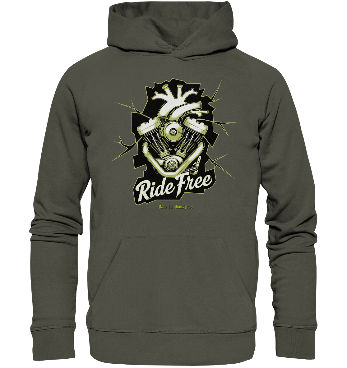 Ride Free – Motorrad & Freiheit - Organic Hoodie | Hoodies | Dark Shadows Arts