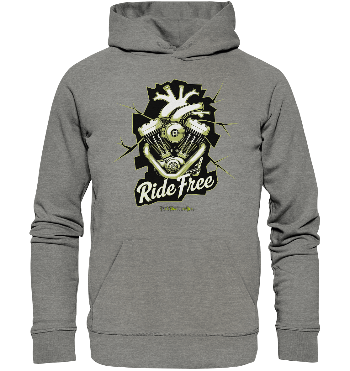 Ride Free – Motorrad & Freiheit - Organic Hoodie | Hoodies | Dark Shadows Arts