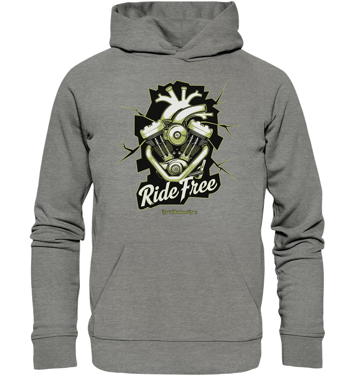 Ride Free – Motorrad & Freiheit - Organic Hoodie | Hoodies | Dark Shadows Arts