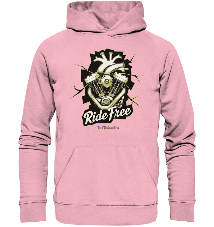 Ride Free – Motorrad & Freiheit - Organic Hoodie | Hoodies | Dark Shadows Arts