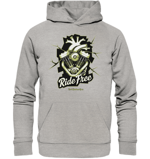 Ride Free – Motorrad & Freiheit - Organic Hoodie | Hoodies | Dark Shadows Arts