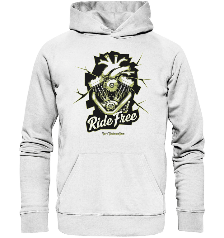 Ride Free – Motorrad & Freiheit - Organic Hoodie | Hoodies | Dark Shadows Arts