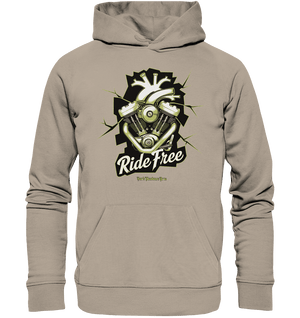 Ride Free – Motorrad & Freiheit - Organic Hoodie | Hoodies | Dark Shadows Arts