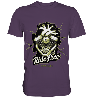 Ride Free – Motorrad & Freiheit - Premium Shirt | Unisex - Shirts | Dark Shadows Arts