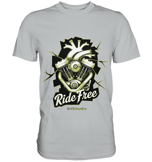 Ride Free – Motorrad & Freiheit - Premium Shirt | Unisex - Shirts | Dark Shadows Arts