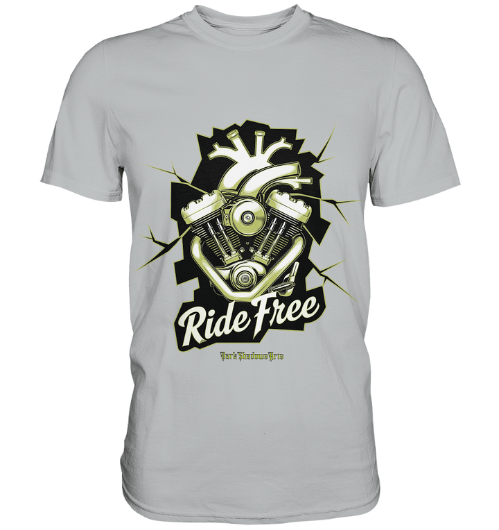Ride Free – Motorrad & Freiheit - Premium Shirt | Unisex - Shirts | Dark Shadows Arts