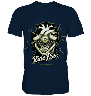 Ride Free – Motorrad & Freiheit - Premium Shirt | Unisex - Shirts | Dark Shadows Arts