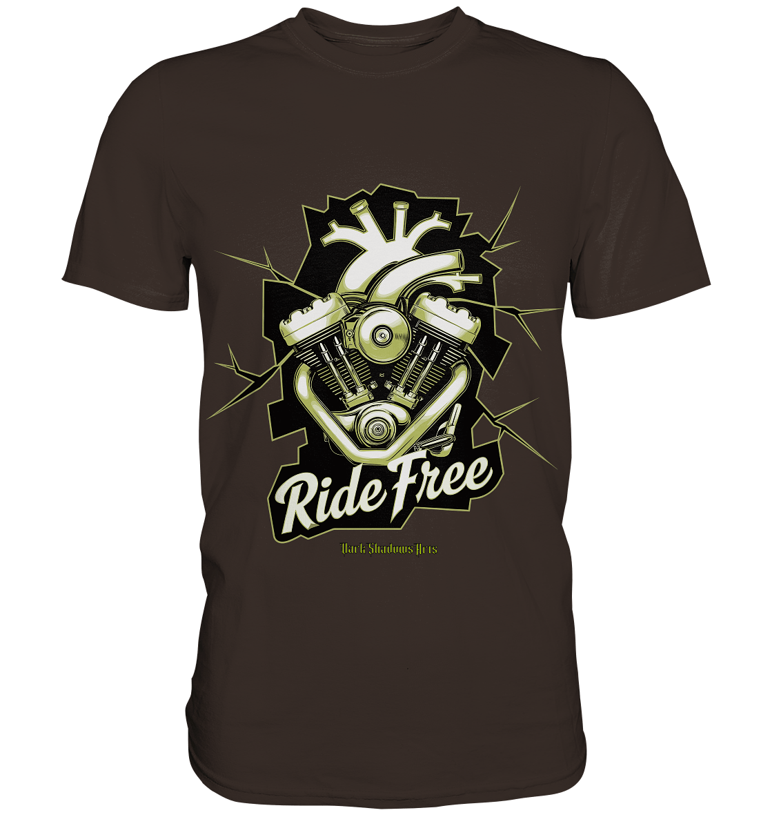 Ride Free – Motorrad & Freiheit - Premium Shirt | Unisex - Shirts | Dark Shadows Arts