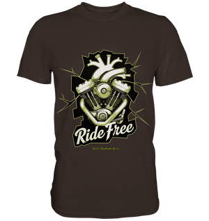 Ride Free – Motorrad & Freiheit - Premium Shirt | Unisex - Shirts | Dark Shadows Arts