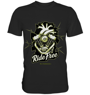Ride Free – Motorrad & Freiheit - Premium Shirt | Unisex - Shirts | Dark Shadows Arts