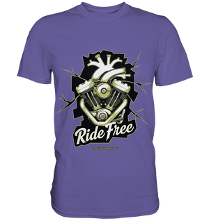 Ride Free – Motorrad & Freiheit - Premium Shirt | Unisex - Shirts | Dark Shadows Arts
