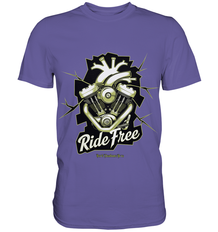 Ride Free – Motorrad & Freiheit - Premium Shirt | Unisex - Shirts | Dark Shadows Arts