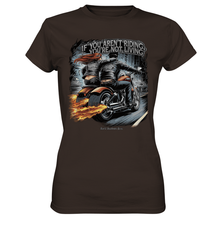 Ride or Die - Motorrad & Abenteuer - Ladies Premium Shirt | Lady - Shirts | Dark Shadows Arts