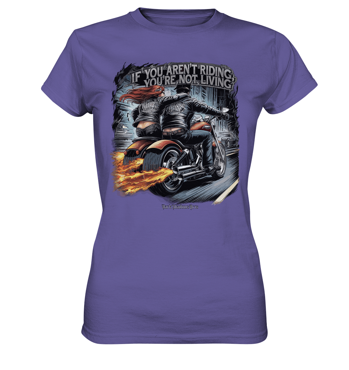 Ride or Die - Motorrad & Abenteuer - Ladies Premium Shirt | Lady - Shirts | Dark Shadows Arts