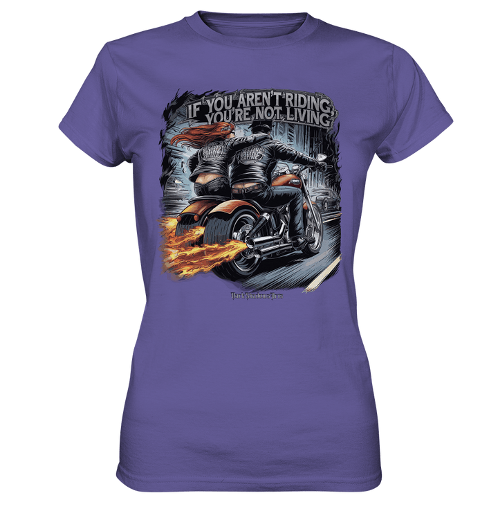 Ride or Die - Motorrad & Abenteuer - Ladies Premium Shirt | Lady - Shirts | Dark Shadows Arts