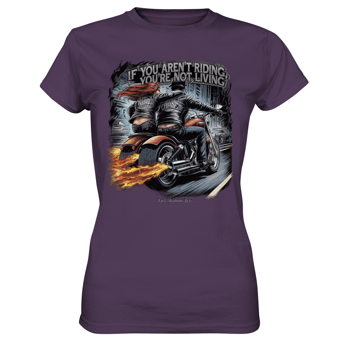 Ride or Die - Motorrad & Abenteuer - Ladies Premium Shirt | Lady - Shirts | Dark Shadows Arts