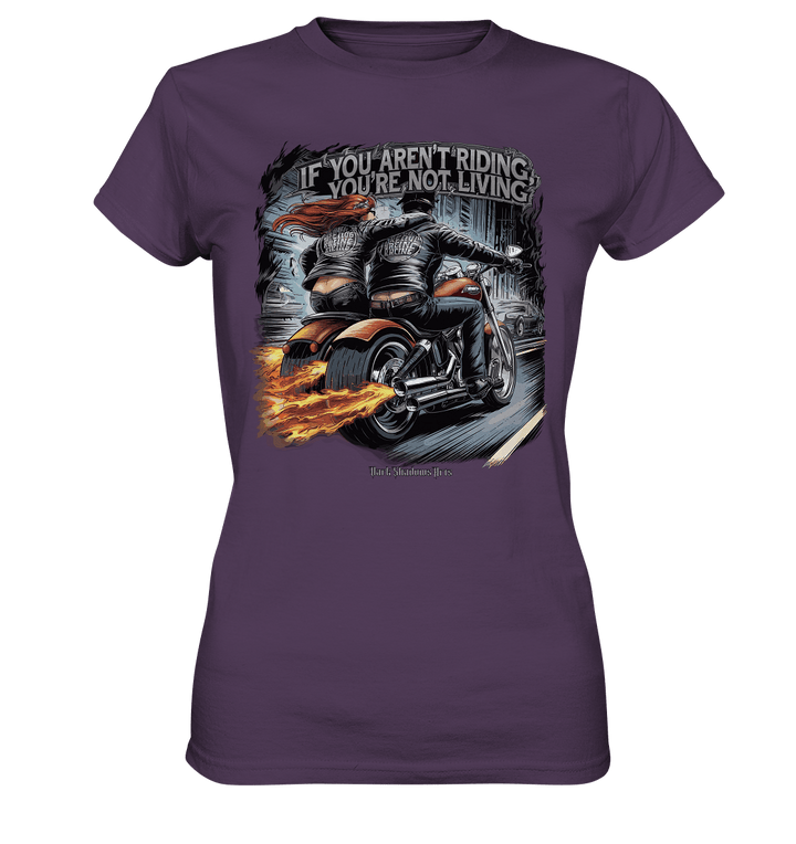 Ride or Die - Motorrad & Abenteuer - Ladies Premium Shirt | Lady - Shirts | Dark Shadows Arts