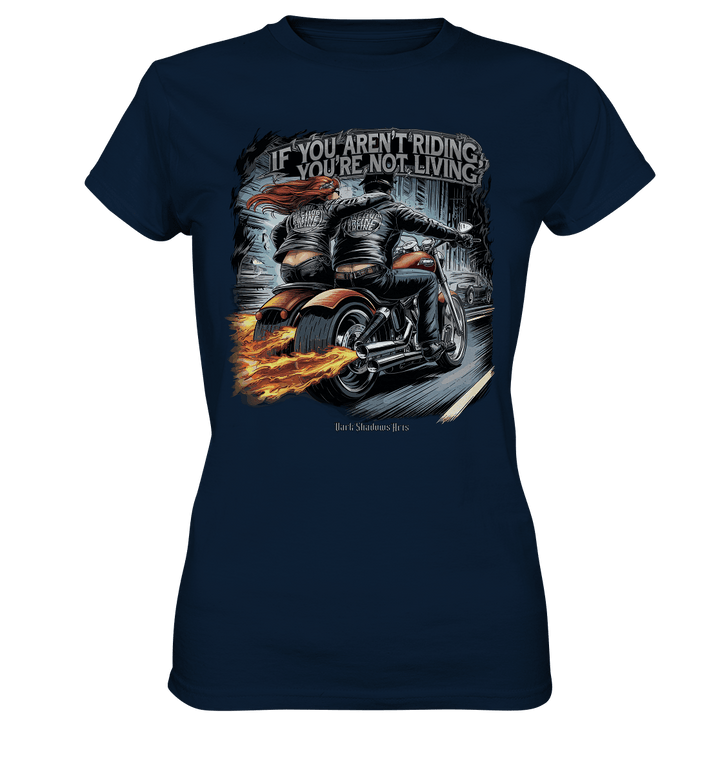 Ride or Die - Motorrad & Abenteuer - Ladies Premium Shirt | Lady - Shirts | Dark Shadows Arts