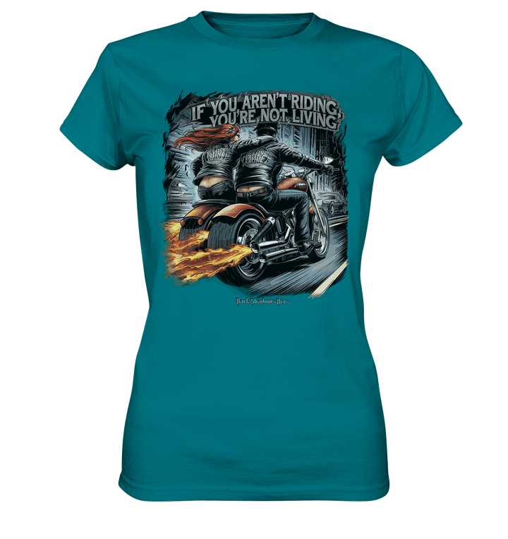 Ride or Die - Motorrad & Abenteuer - Ladies Premium Shirt | Lady - Shirts | Dark Shadows Arts