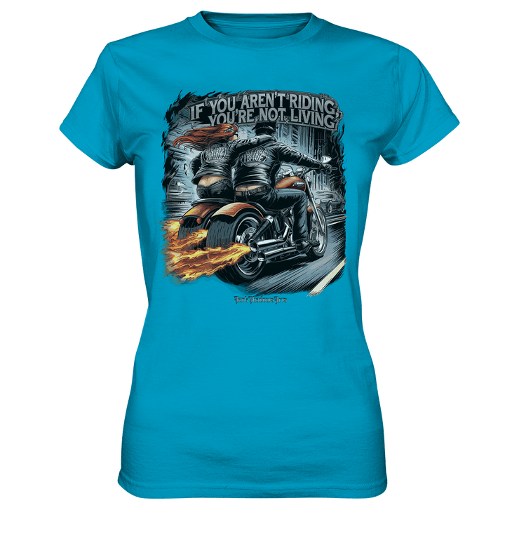 Ride or Die - Motorrad & Abenteuer - Ladies Premium Shirt | Lady - Shirts | Dark Shadows Arts