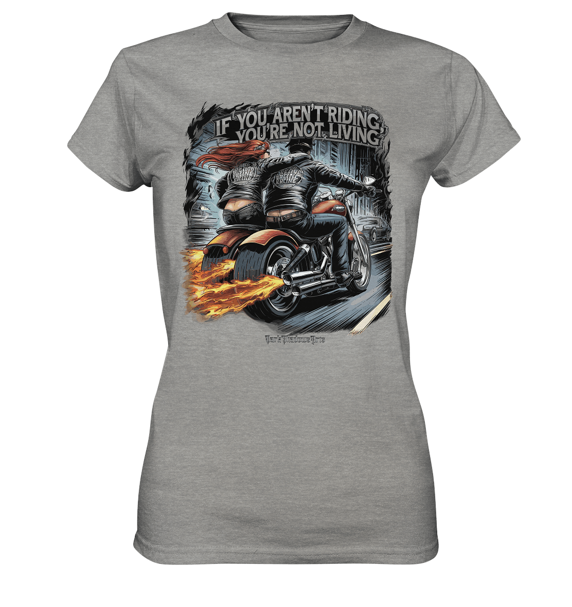 Ride or Die - Motorrad & Abenteuer - Ladies Premium Shirt | Lady - Shirts | Dark Shadows Arts