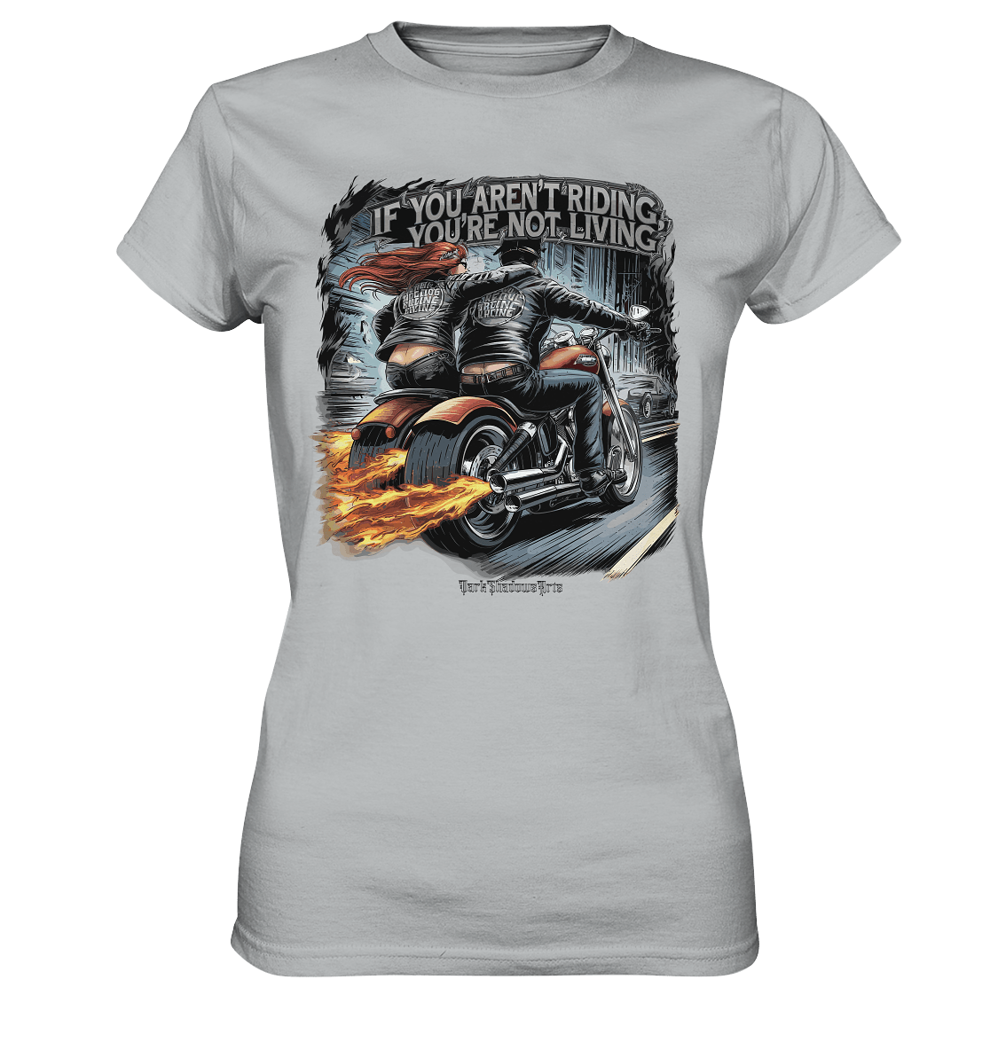 Ride or Die - Motorrad & Abenteuer - Ladies Premium Shirt | Lady - Shirts | Dark Shadows Arts
