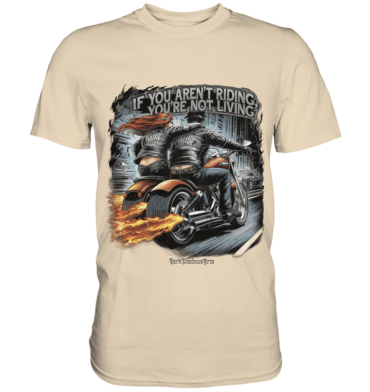 Ride or Die - Motorrad & Abenteuer - Premium Shirt | Unisex - Shirts | Dark Shadows Arts