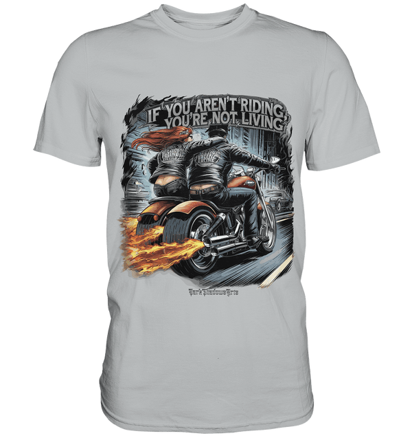 Ride or Die - Motorrad & Abenteuer - Premium Shirt | Unisex - Shirts | Dark Shadows Arts