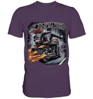 Ride or Die - Motorrad & Abenteuer - Premium Shirt | Unisex - Shirts | Dark Shadows Arts