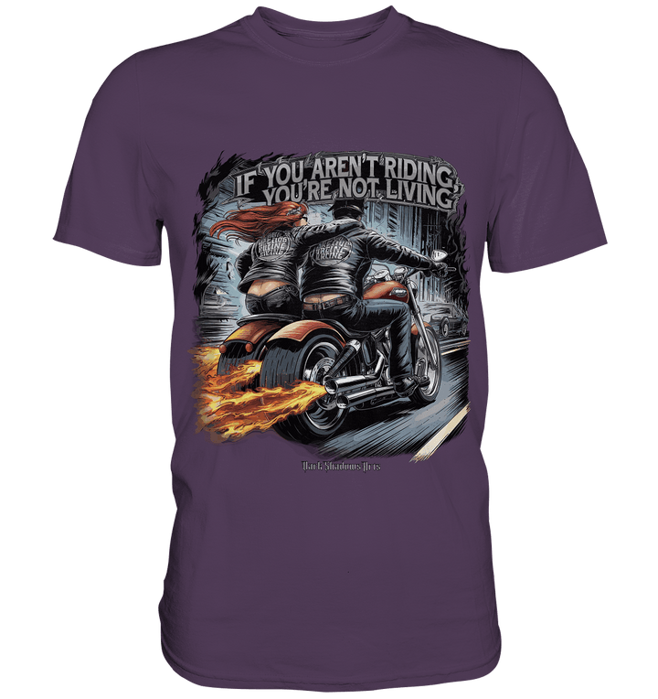 Ride or Die - Motorrad & Abenteuer - Premium Shirt | Unisex - Shirts | Dark Shadows Arts