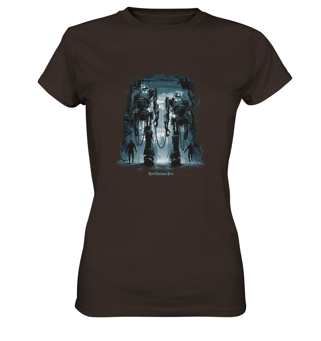 Rise of the Machine Lords - Cyberpunk & Dystopische Macht - Ladies Premium Shirt | Lady - Shirts | Dark Shadows Arts