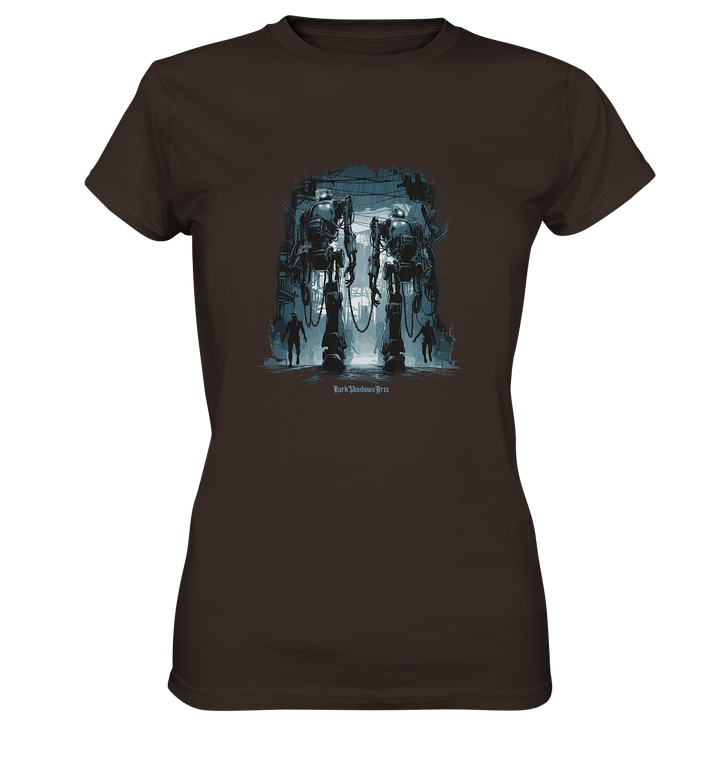 Rise of the Machine Lords - Cyberpunk & Dystopische Macht - Ladies Premium Shirt | Lady - Shirts | Dark Shadows Arts