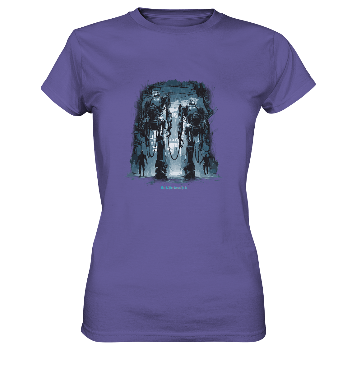 Rise of the Machine Lords - Cyberpunk & Dystopische Macht - Ladies Premium Shirt | Lady - Shirts | Dark Shadows Arts